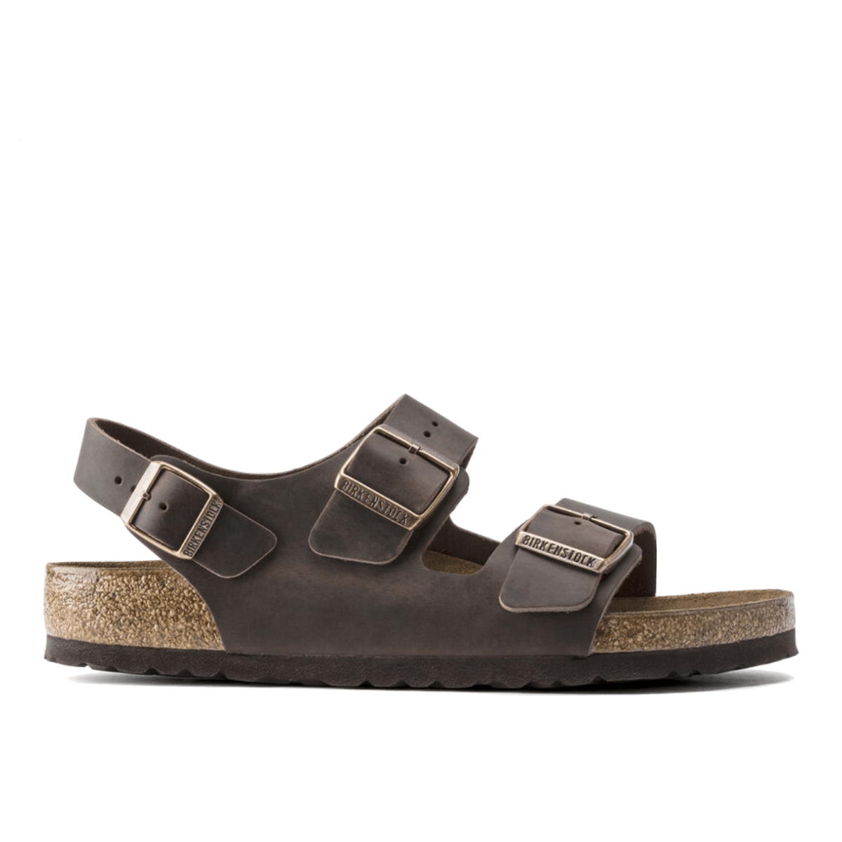 Sandalo Birkenstock Milano Pelle Oliata Habana