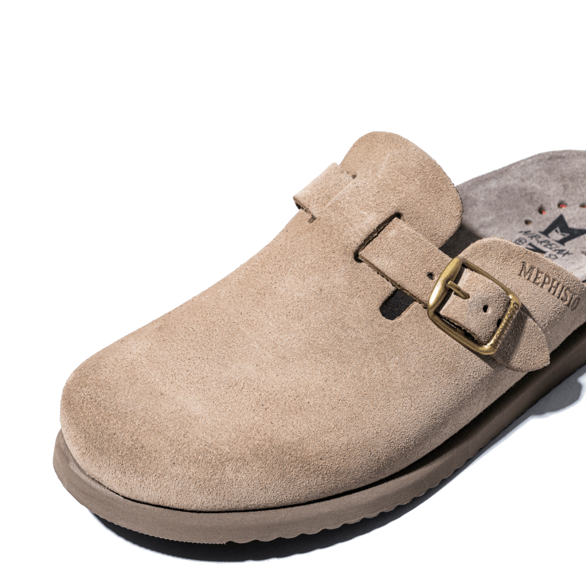 Sandalo Chiuso Mephisto Halina Camoscio Warm Grey - Mephisto - Calzature Savorè