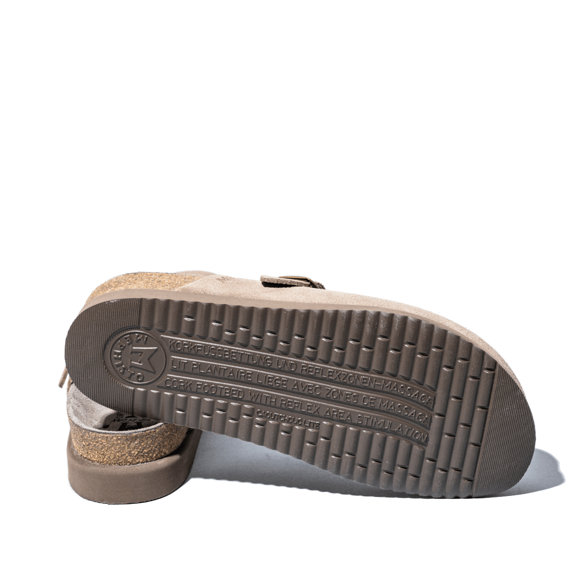 Sandalo Chiuso Mephisto Halina Camoscio Warm Grey - Mephisto - Calzature Savorè