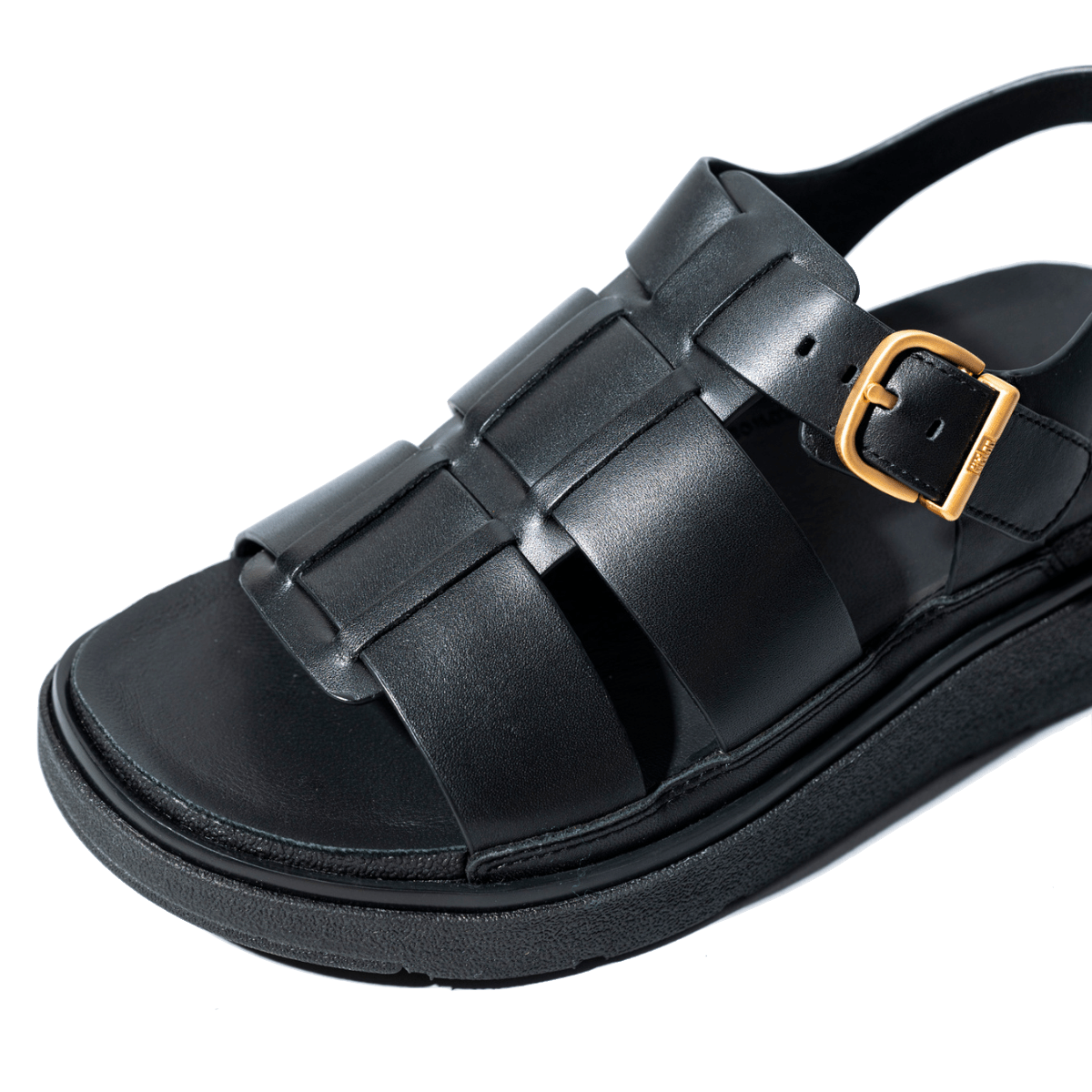 Sandalo Fit - Flop Fisherman Pelle Nero - Fit - Flop - Calzature Savorè