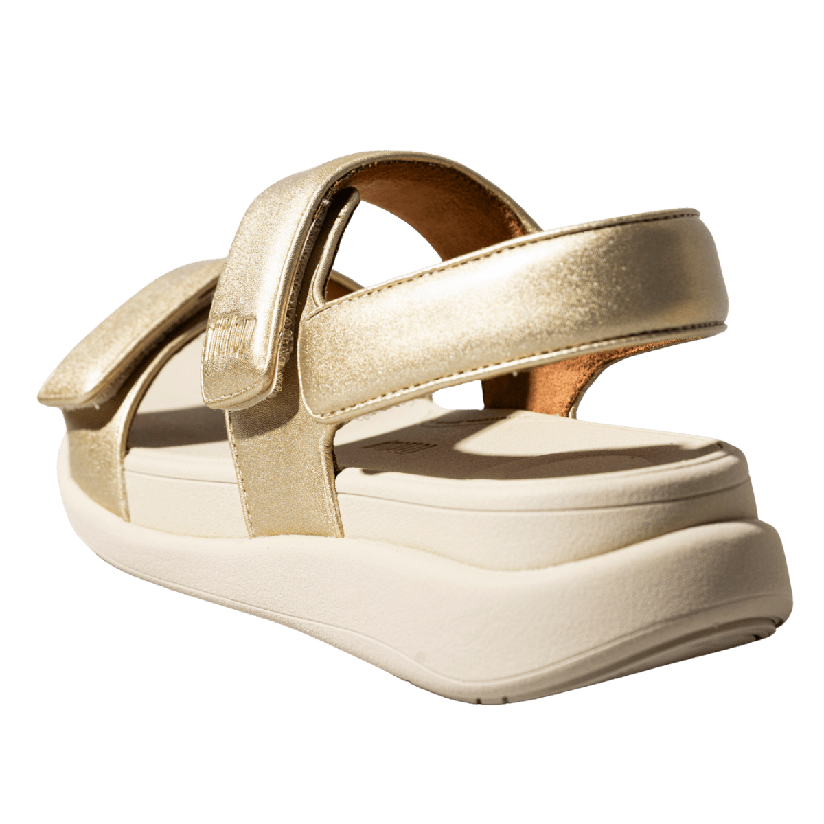 Sandalo Fit - Flop Flatform Back - Strap Pelle Platino - Fit - Flop - Calzature Savorè