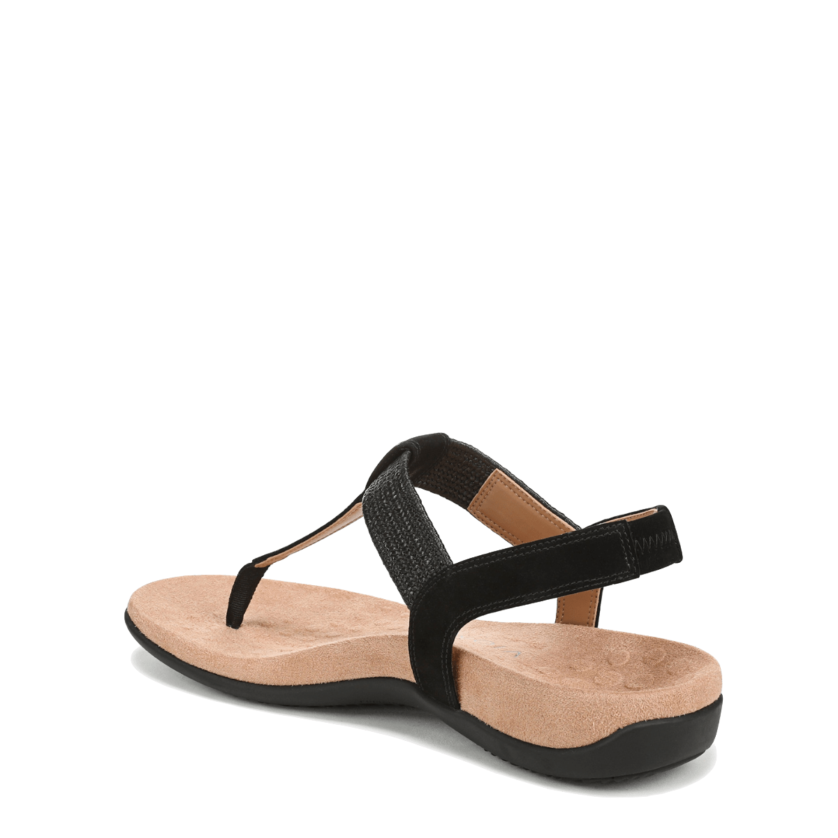 Sandalo Infradito Vionic Brea Camoscio Nero - Vionic - Calzature Savorè