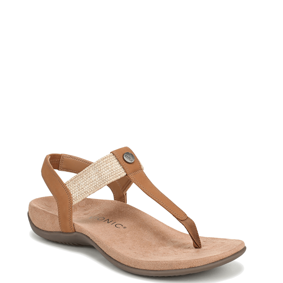 Sandalo Infradito Vionic Brea Pelle Camel - Vionic - Calzature Savorè