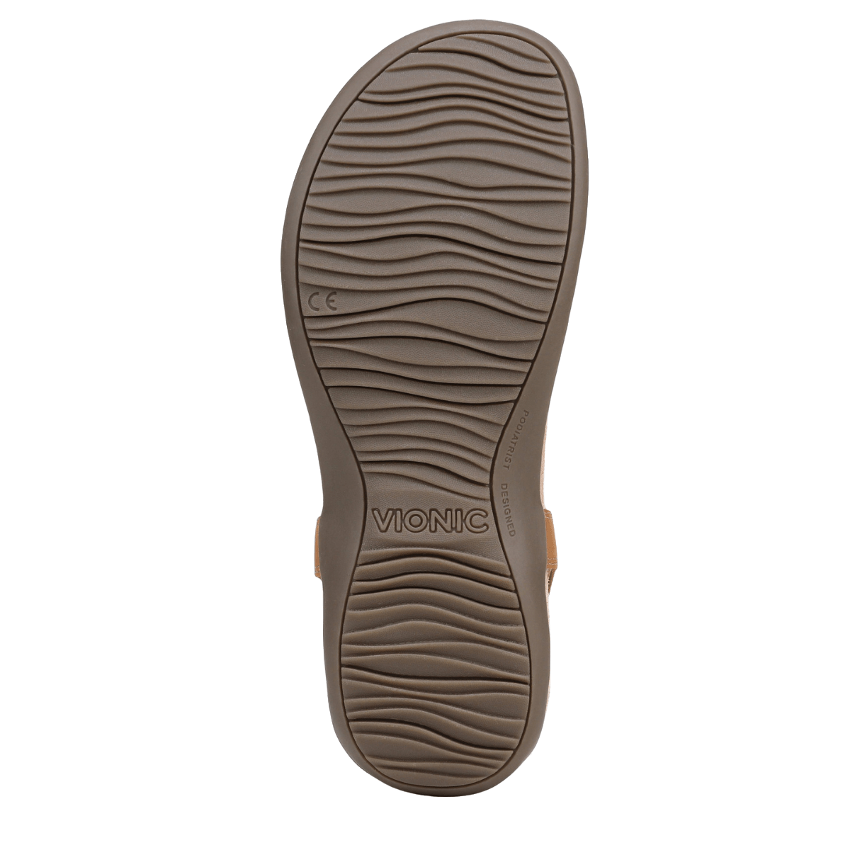 Sandalo Infradito Vionic Brea Pelle Camel - Vionic - Calzature Savorè