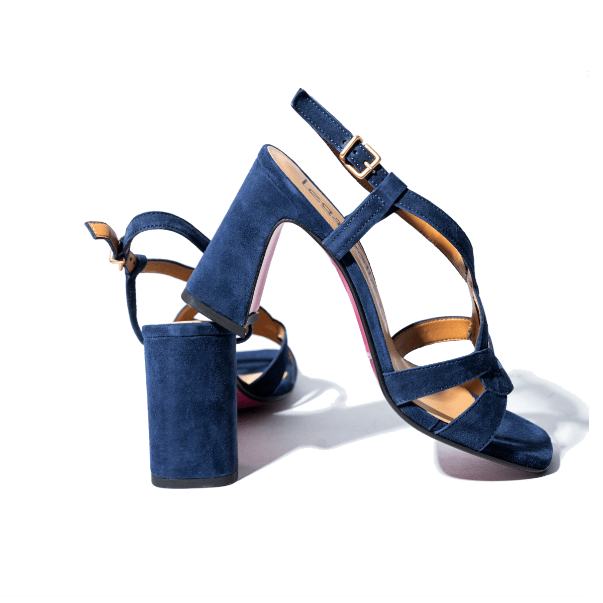 Sandalo Le Gazzelle Camoscio Blu Abiss - Le Gazzelle - Calzature Savorè