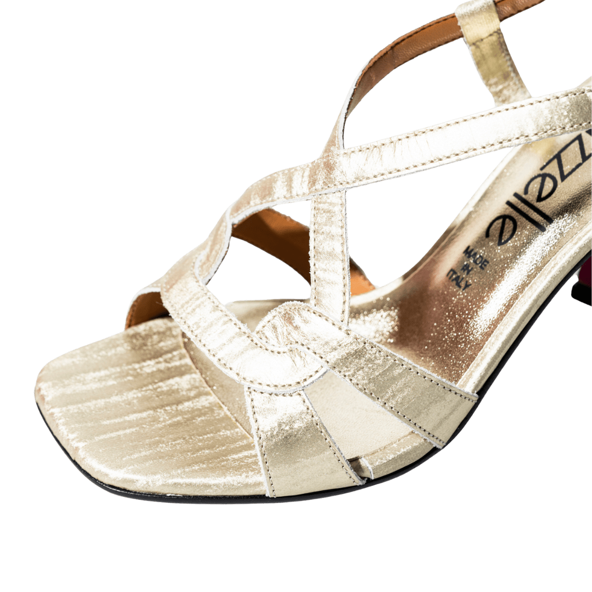 Sandalo Le Gazzelle Ciniglia Platino Chiaro - Le Gazzelle - Calzature Savorè