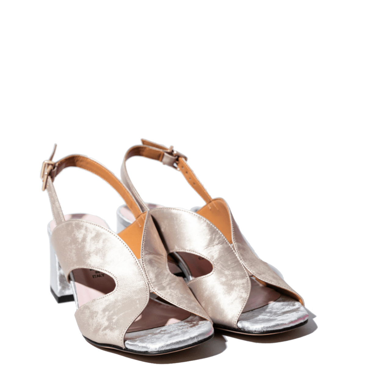 Sandalo Le Gazzelle Pelle Dubai Argento / Platino Chiaro - Le Gazzelle - Calzature Savorè