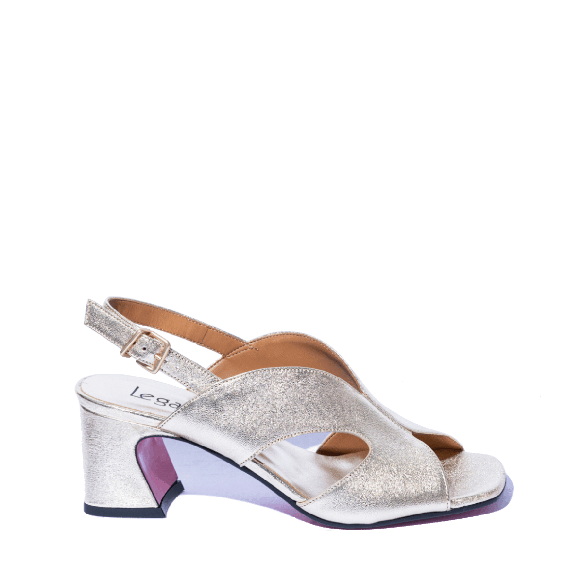 Sandalo Le Gazzelle Pelle Wash Platino - Le Gazzelle - Calzature Savorè