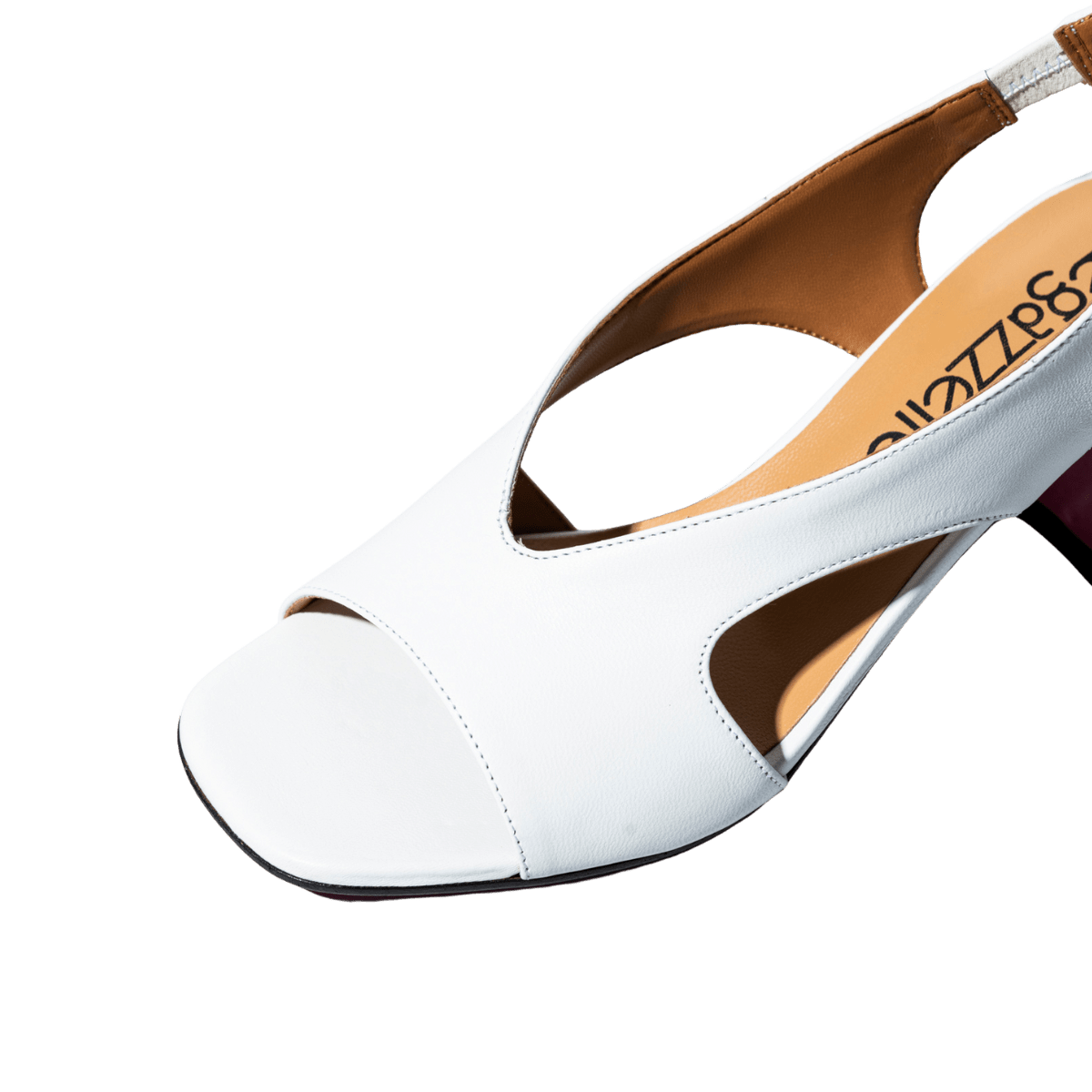 Sandalo Le Gazzelle Scollo Profondo Pelle Bianco - Le Gazzelle - Calzature Savorè