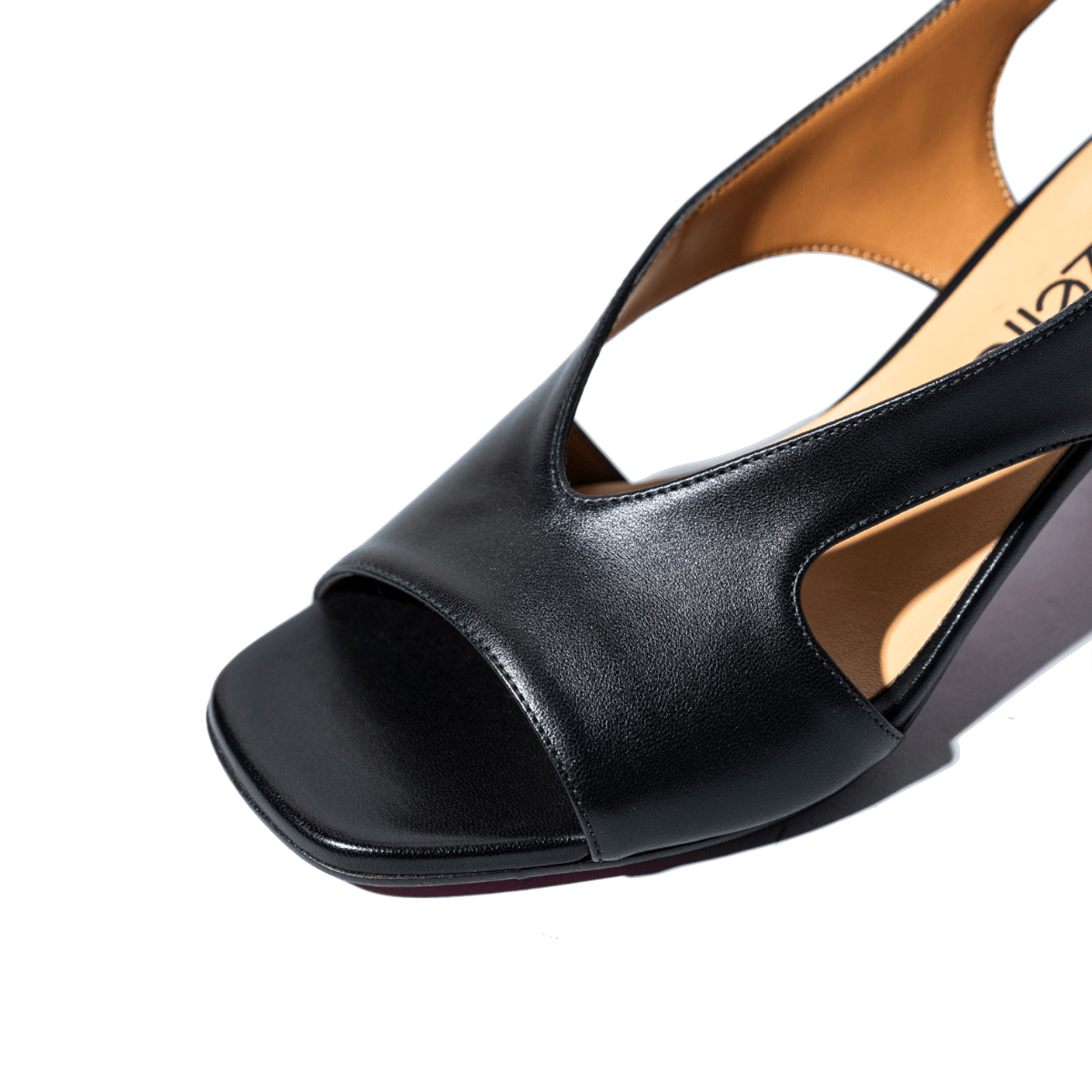 Sandalo Le Gazzelle Scollo Profondo Pelle Nero - Le Gazzelle - Calzature Savorè