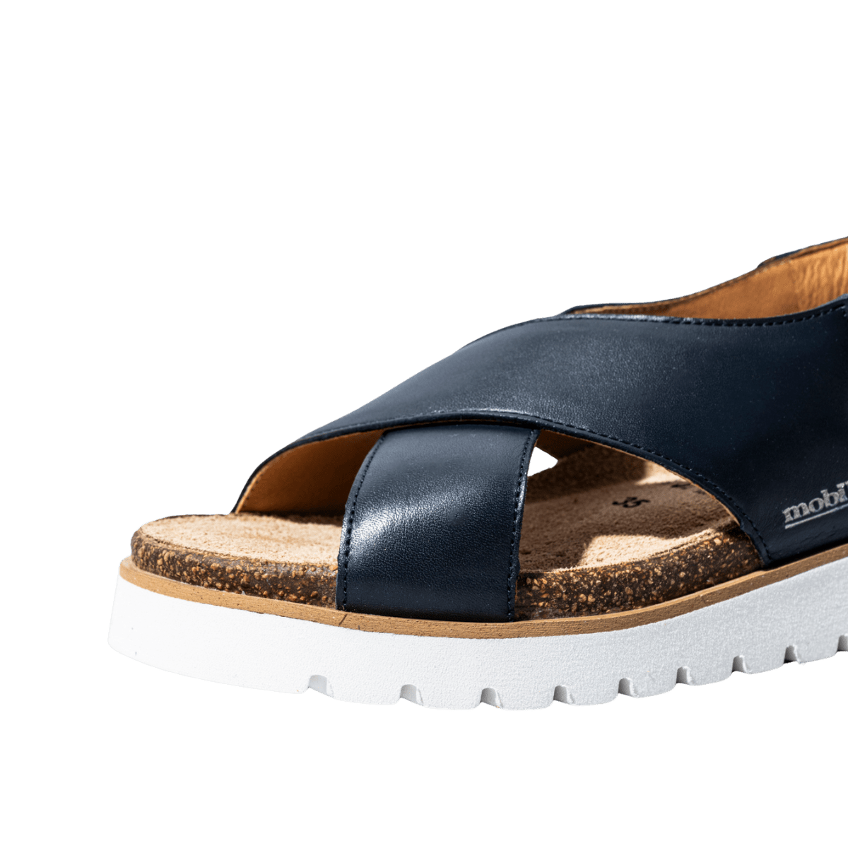 Sandalo Mephisto Tally Pelle Deep Blue - Mephisto - Calzature Savorè