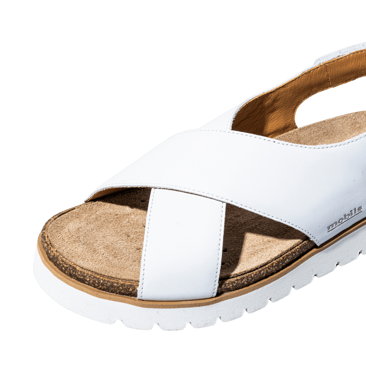 Sandalo Mephisto Tally Pelle White - Mephisto - Calzature Savorè