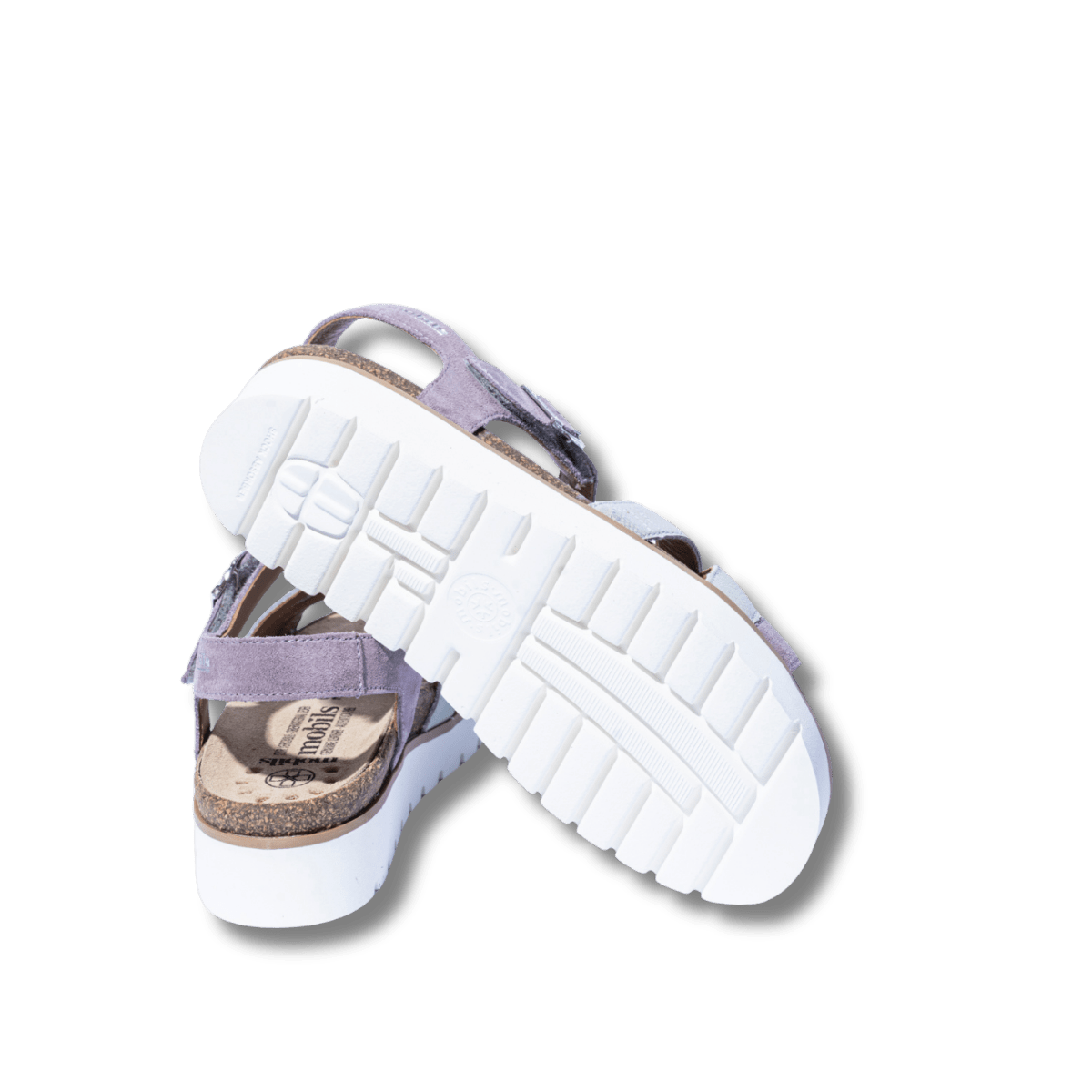 Sandalo Mephisto Thina Pelle e Camoscio Mallow - Mephisto - Calzature Savorè