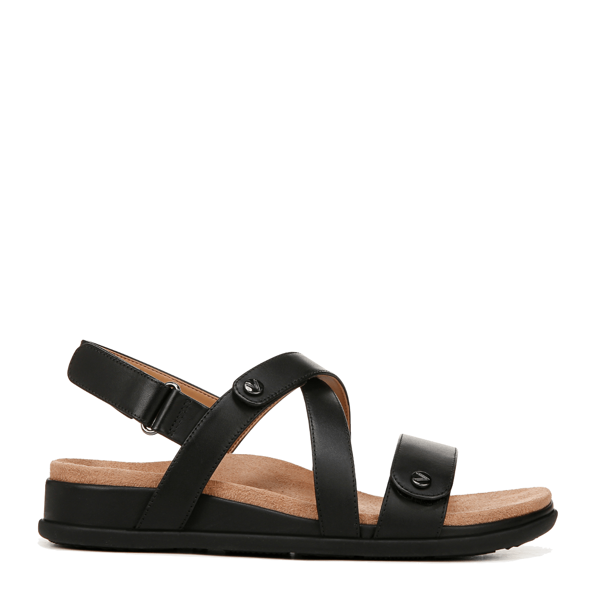 Sandalo Vionic Strap Cypress Pelle Nero - Vionic - Calzature Savorè