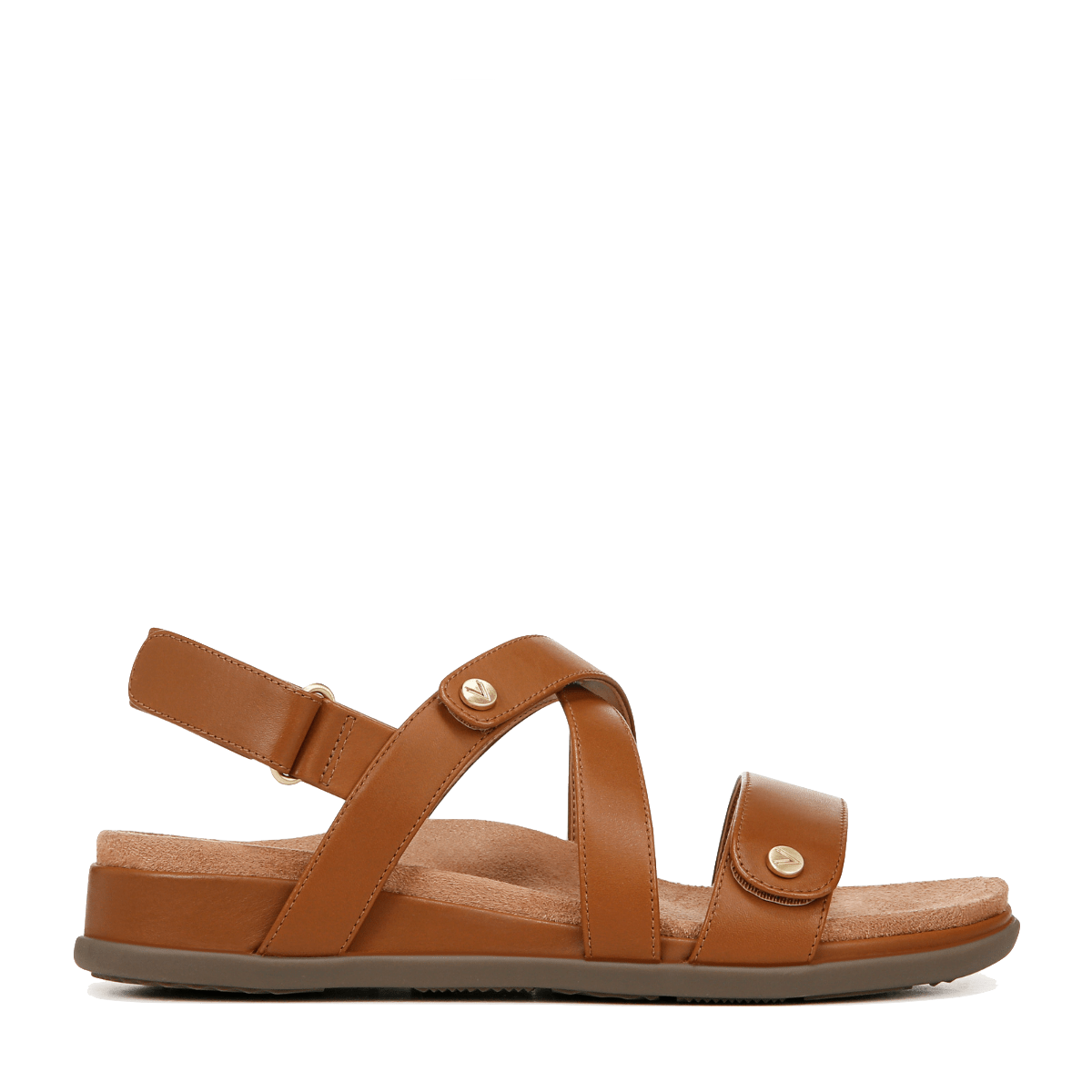 Sandalo Vionic Strap Cypress Pelle Tan - Vionic - Calzature Savorè