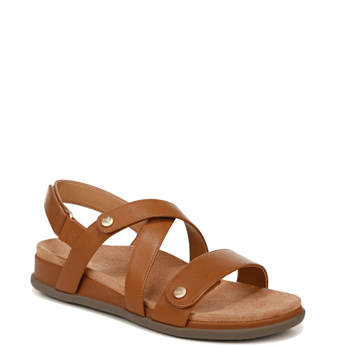 Sandalo Vionic Strap Cypress Pelle Tan - Vionic - Calzature Savorè
