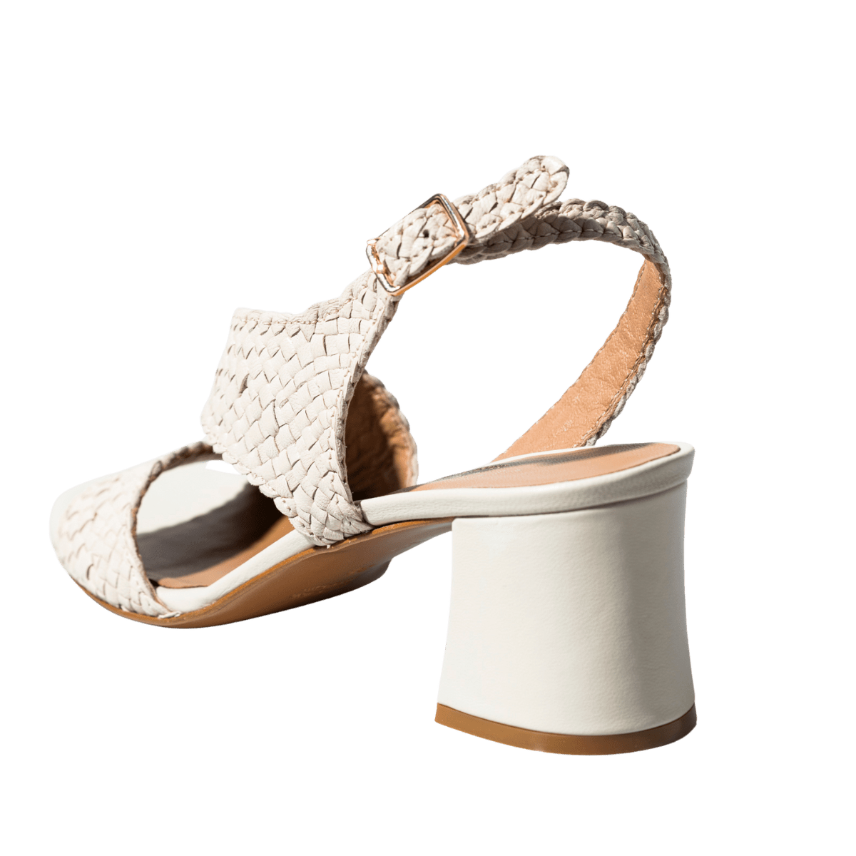 Sandalo Vitulli & Co. Pelle Intreccio Beige - Vitulli & Co. - Calzature Savorè