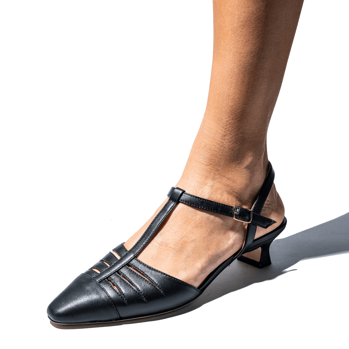 Slingback La Sellerie Cinturino Nappa Nero - La Sellerie - Calzature Savorè