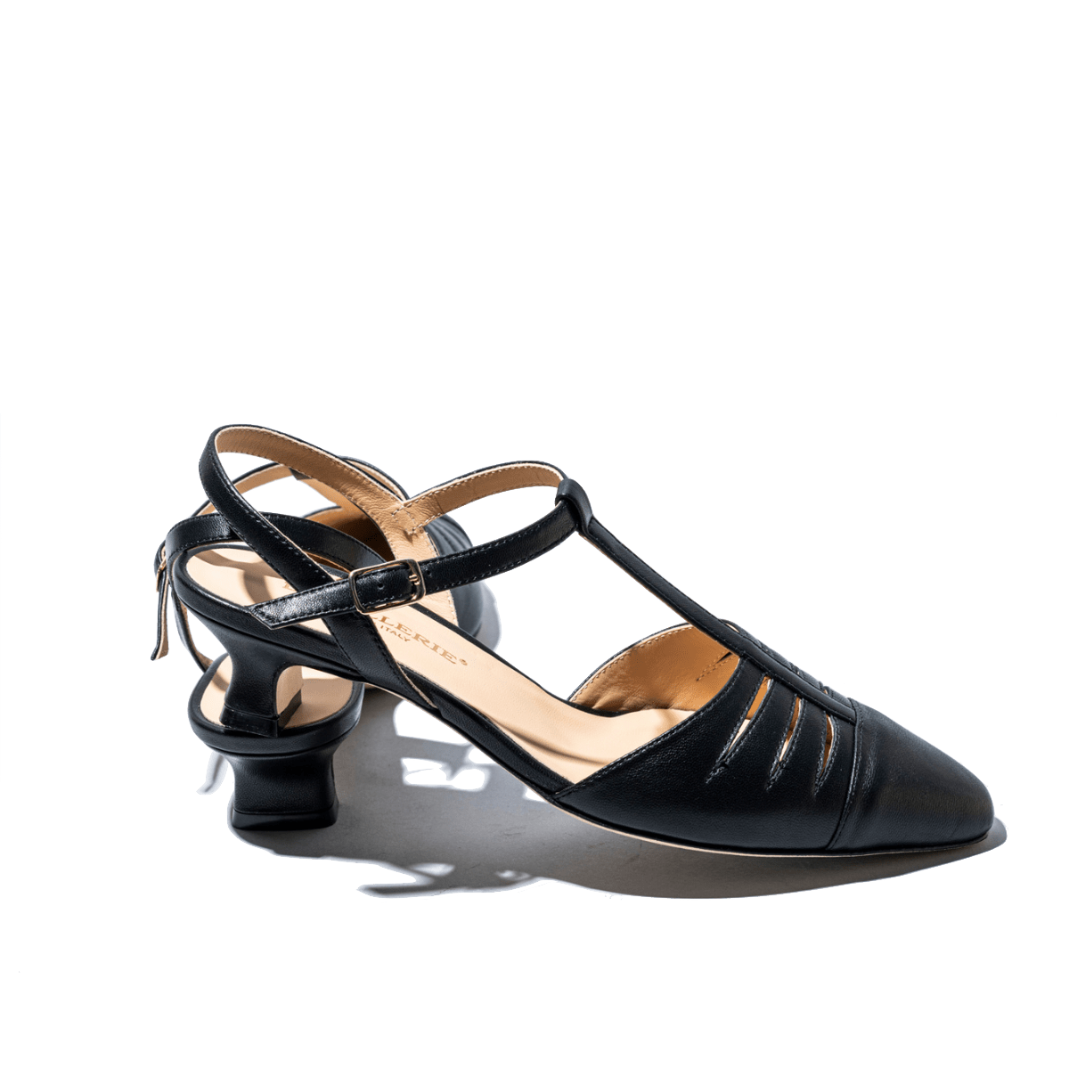 Slingback La Sellerie Cinturino Nappa Nero - La Sellerie - Calzature Savorè
