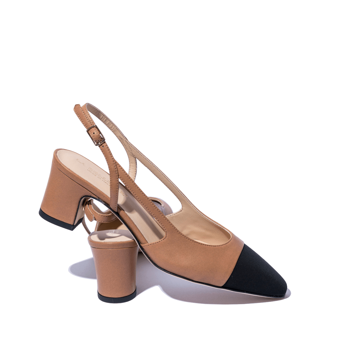 Slingback La Sellerie Nappa Soft Biscotto - La Sellerie - Calzature Savorè