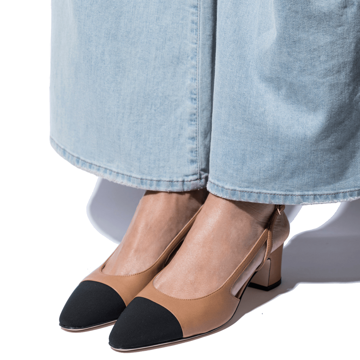 Slingback La Sellerie Nappa Soft Biscotto - La Sellerie - Calzature Savorè