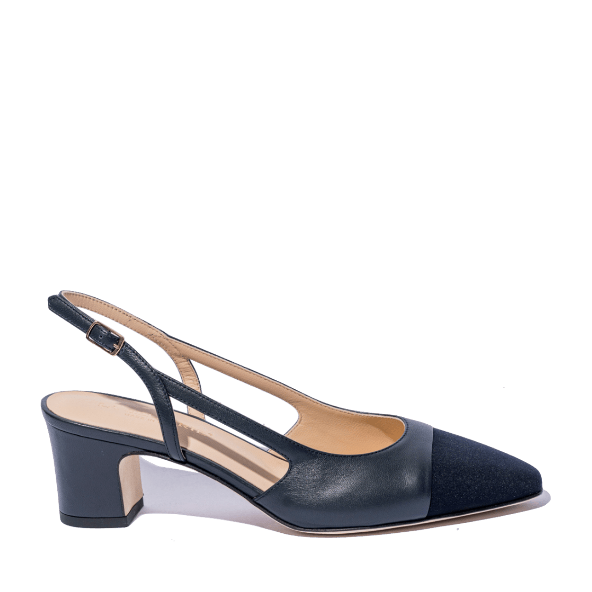 Slingback La Sellerie Nappa Soft Blu Scuro - La Sellerie - Calzature Savorè