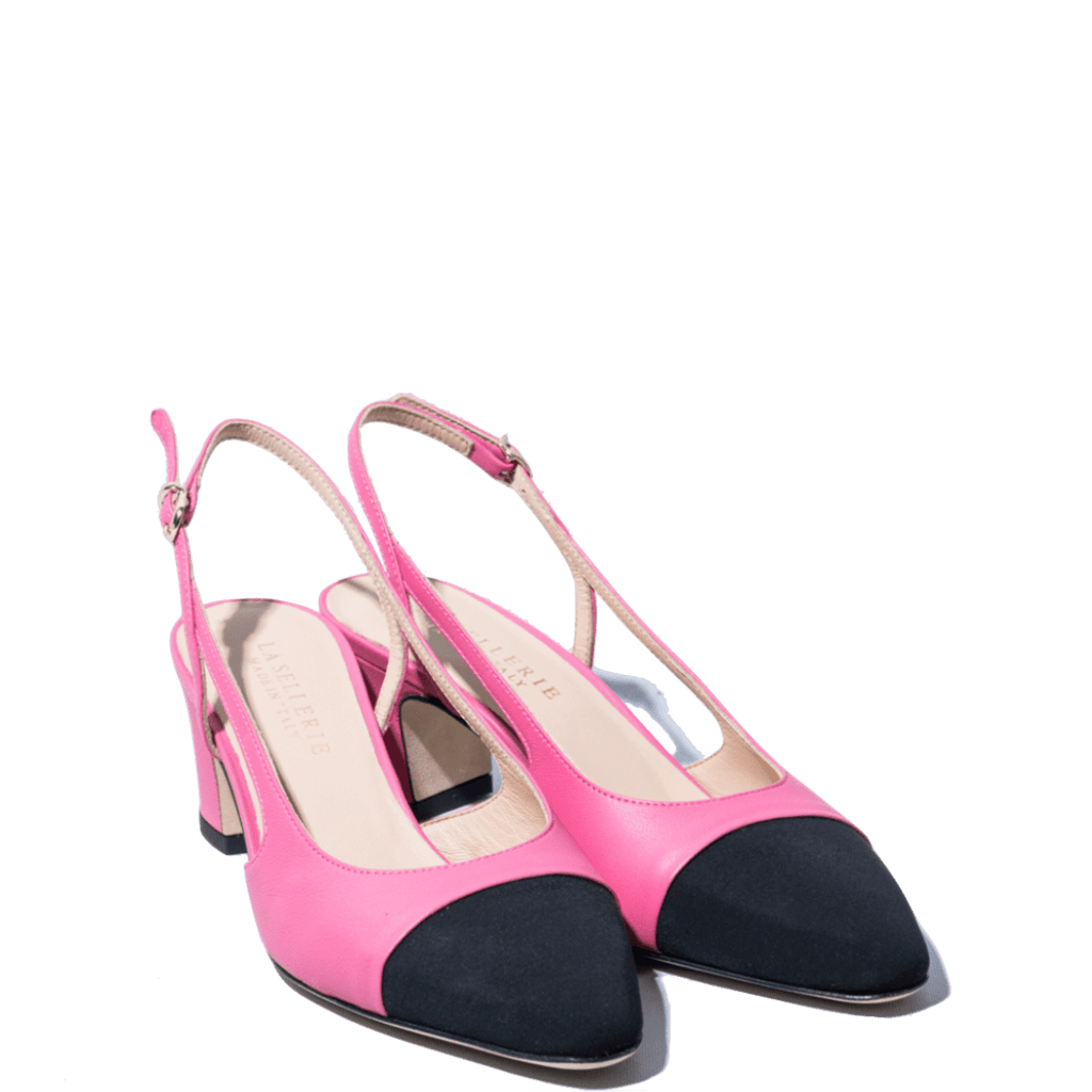 Sling Rosa 38 Slingback La Sellerie Nappa Soft Rosa