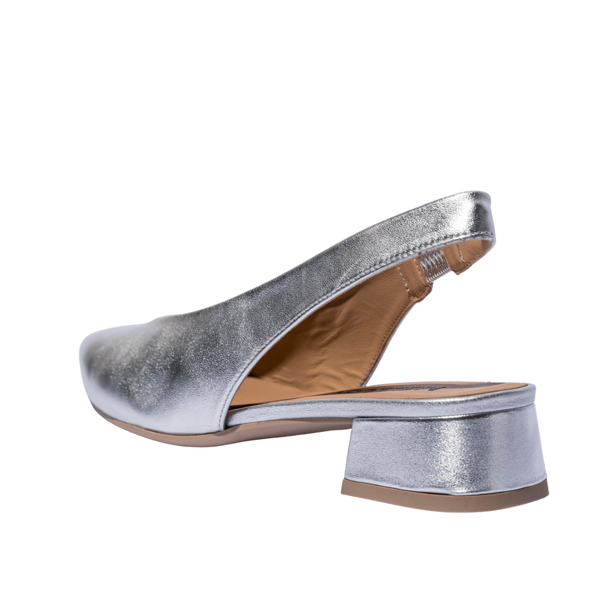 Slingback Mandorla Melluso Pelle Argento - Melluso - Calzature Savorè