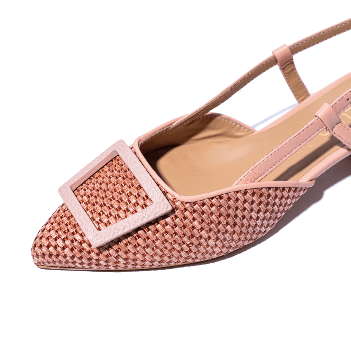 Slingback Melluso Arianna Pelle e Rafia Plaster - Melluso - Calzature Savorè