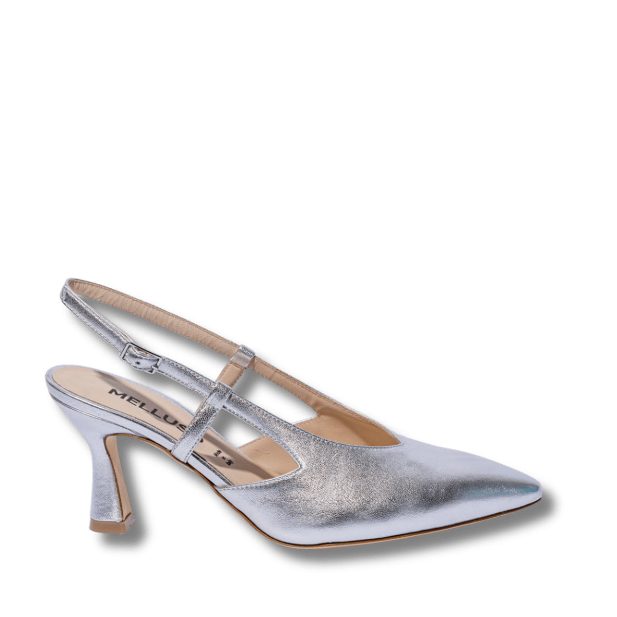 Slingback Melluso Linda Pelle Argento - Melluso - Calzature Savorè