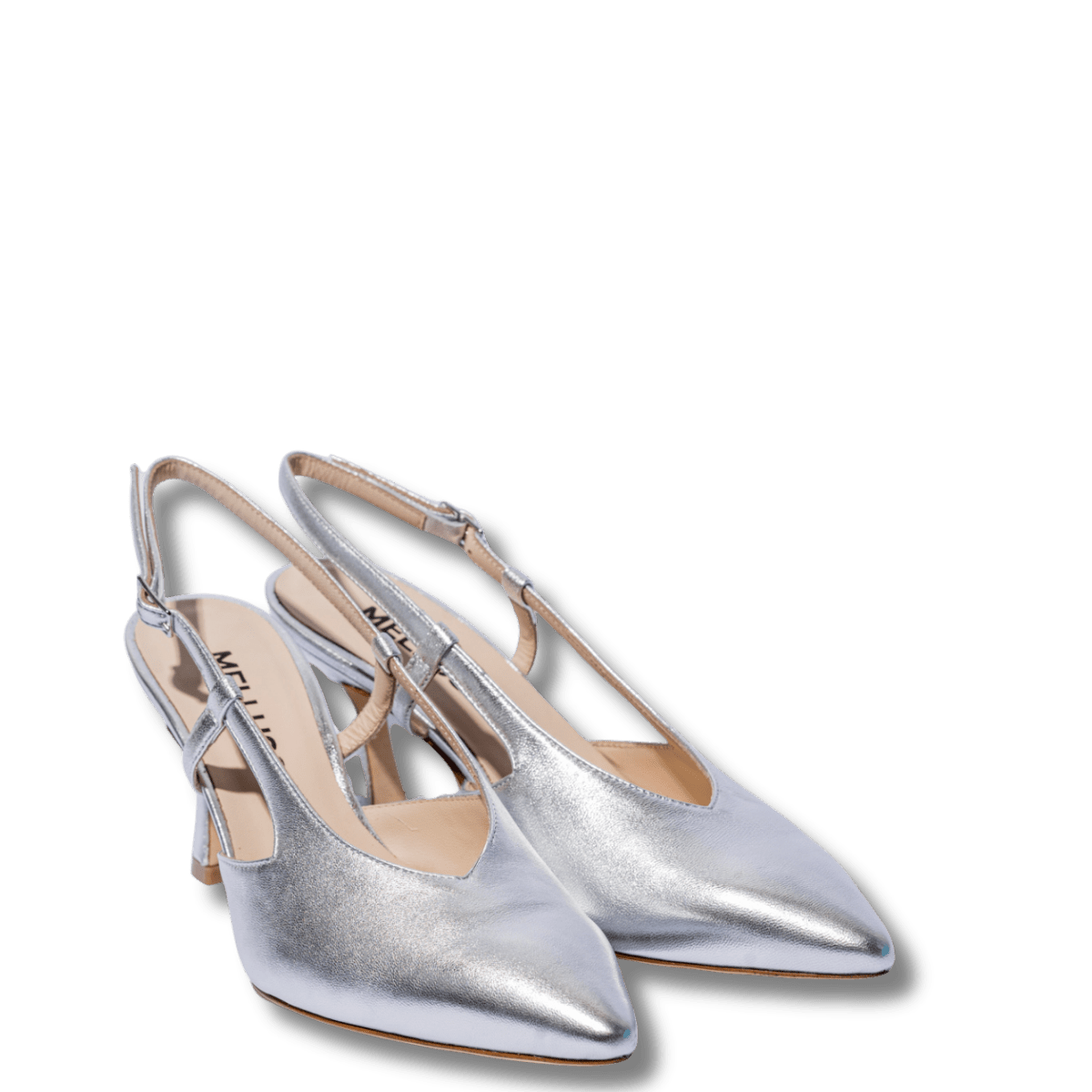 Slingback Melluso Linda Pelle Argento - Melluso - Calzature Savorè