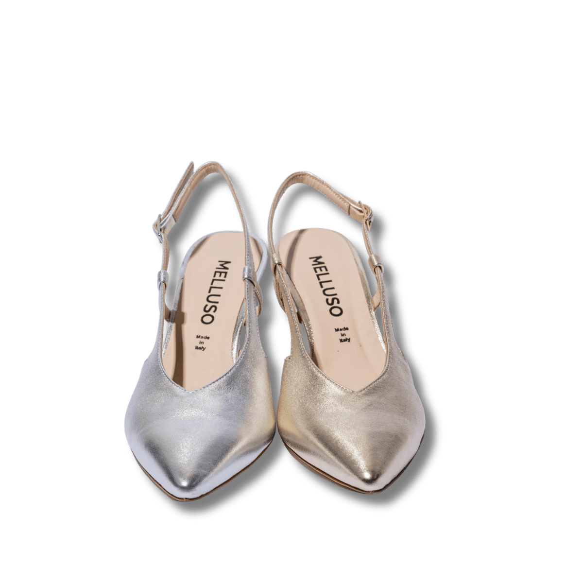 Slingback Melluso Linda Pelle Argento - Melluso - Calzature Savorè