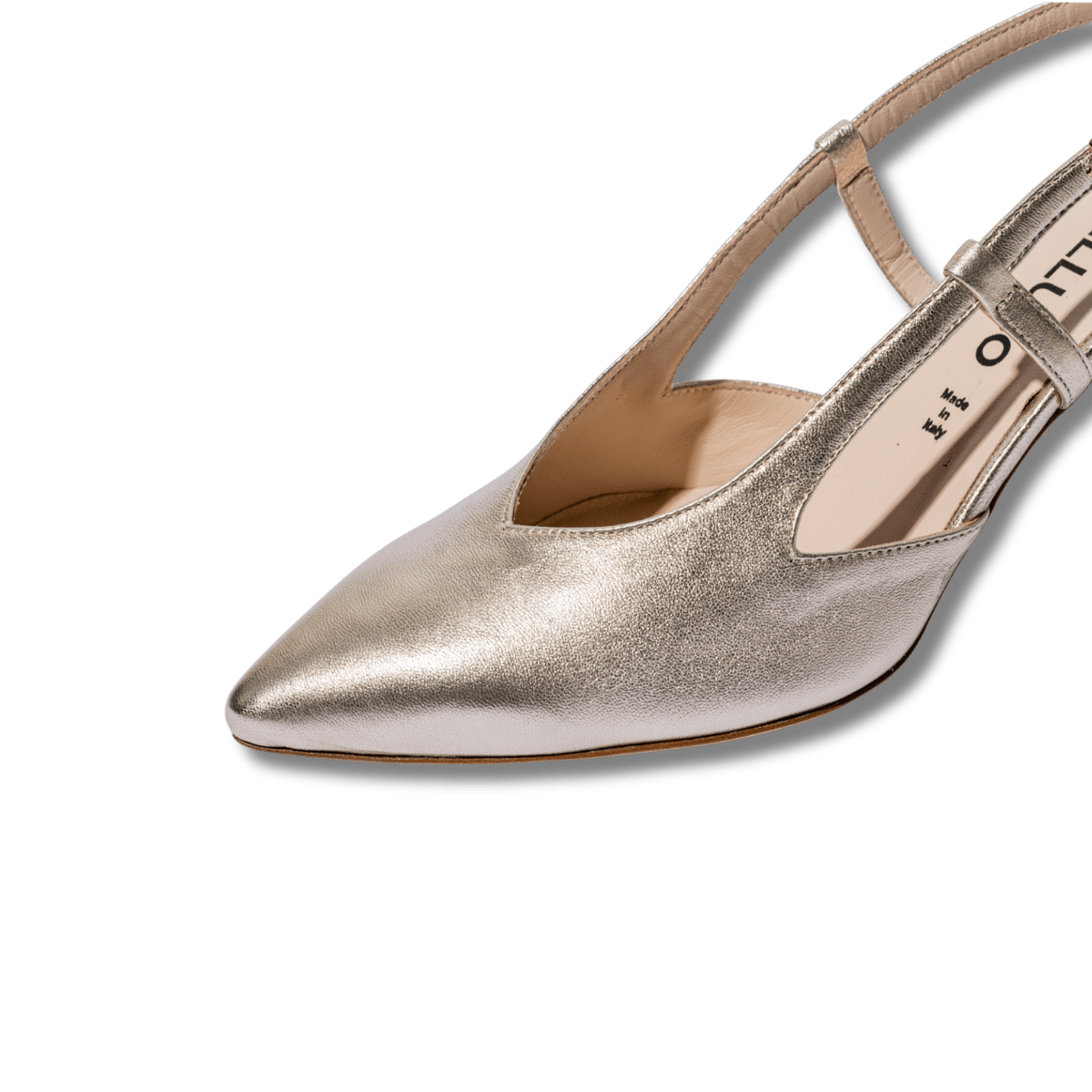Slingback Melluso Linda Pelle Platino - Melluso - Calzature Savorè
