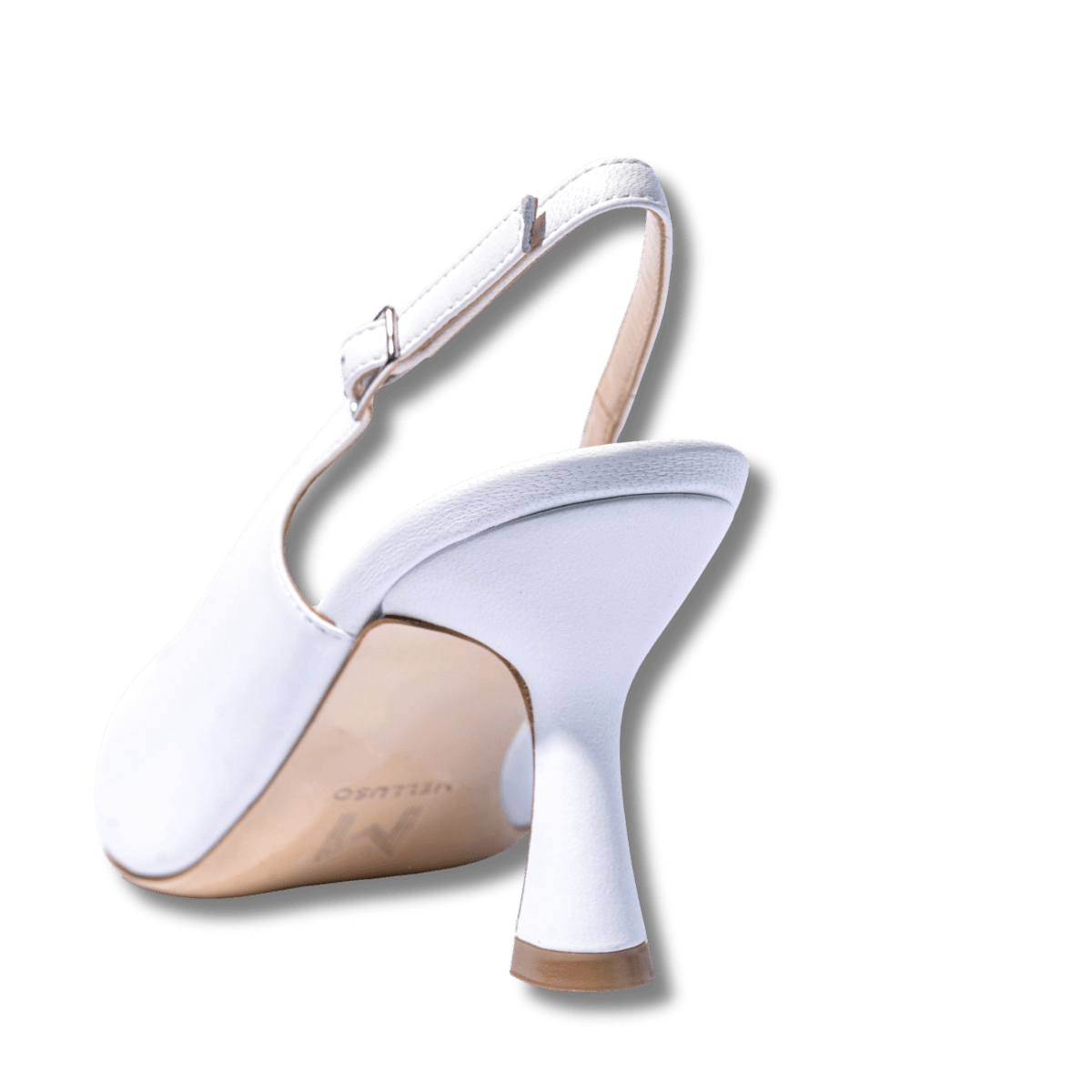 Slingback Melluso Pelle Bianco Sposa - Melluso - Calzature Savorè