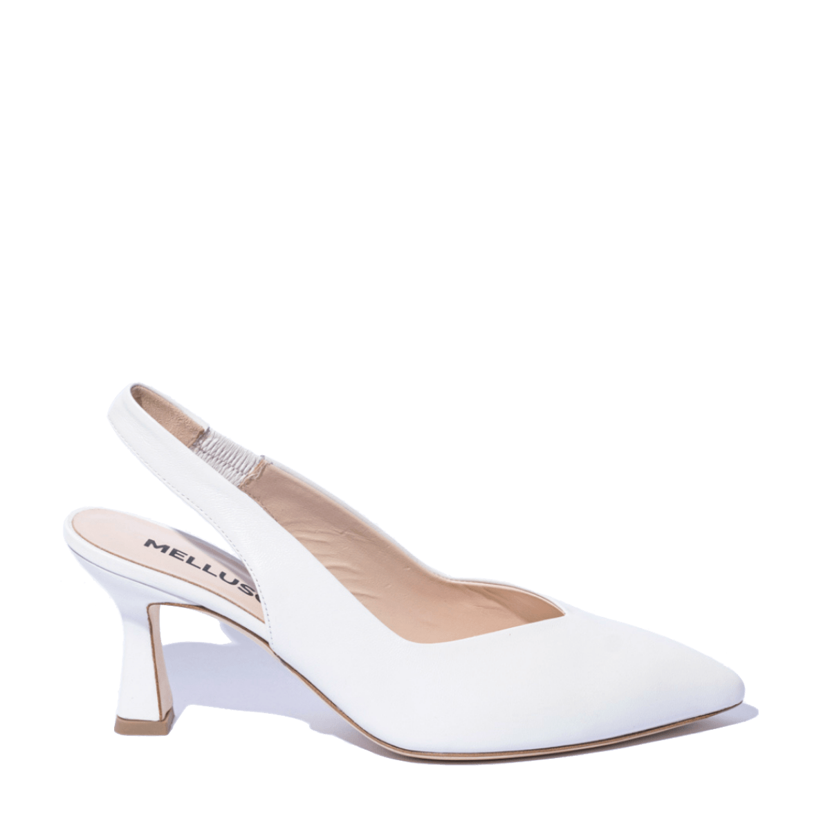 Slingback Melluso Pelle Bianco Sposa - Melluso - Calzature Savorè
