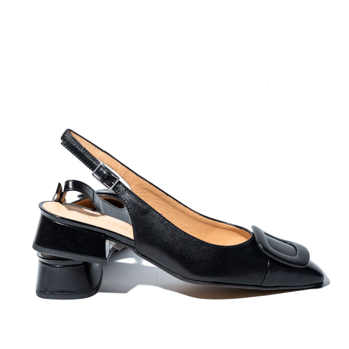 Slingback Melluso Vanessa Pelle Nero - Melluso - Calzature Savorè