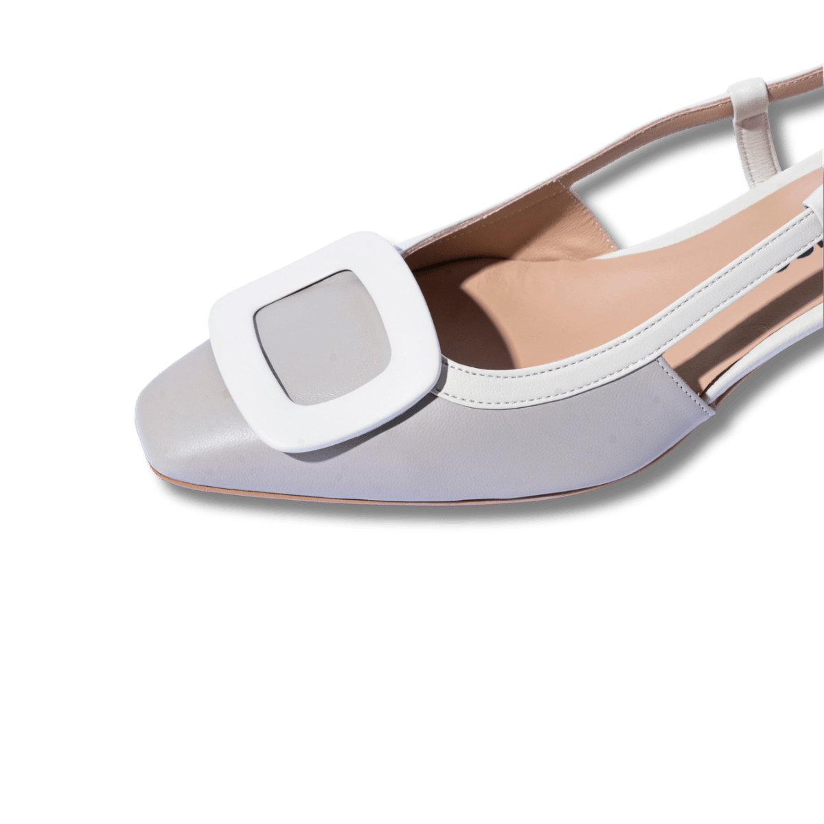 Slingback Melluso Vanessa Pelle Sabbia - Milk - Melluso - Calzature Savorè