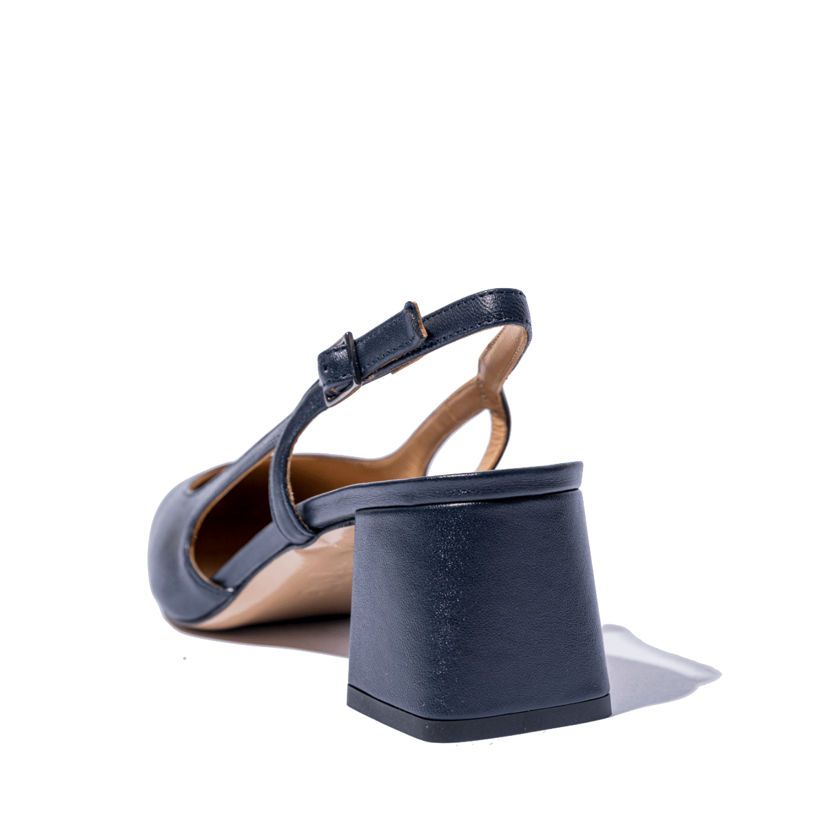 Slingback Vitulli & Co. Puntale Pelle Blu - Vitulli & Co. - Calzature Savorè