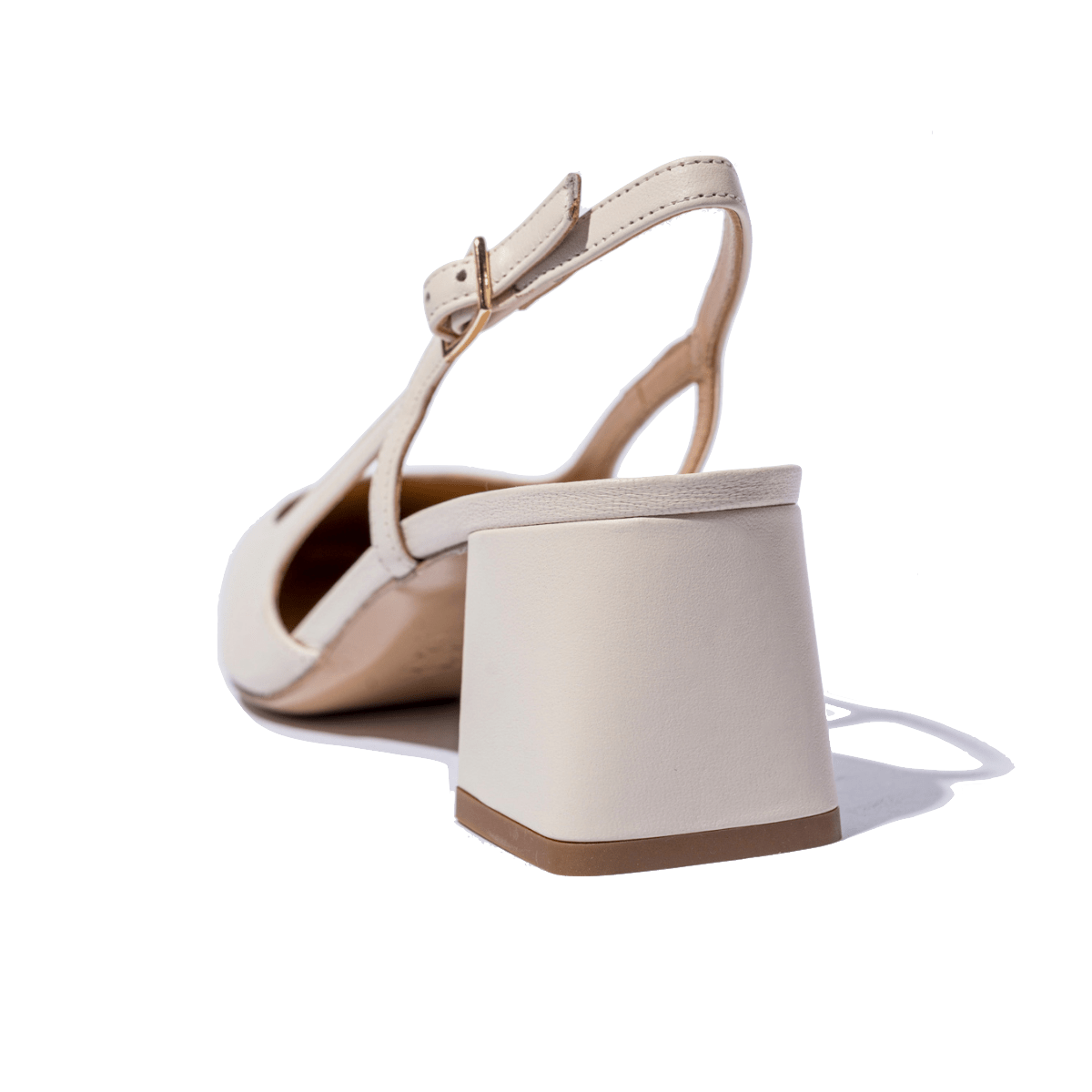 Slingback Vitulli & Co. Puntale Pelle Milk - Vitulli & Co. - Calzature Savorè