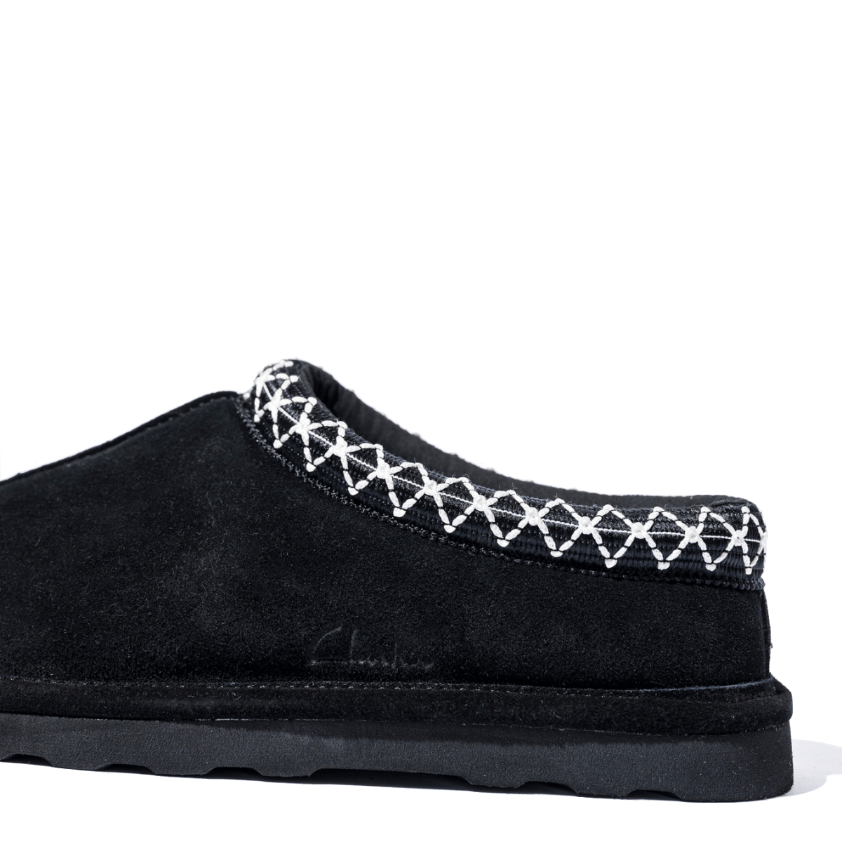 Slip - On Clark's Camoscio Imbottito Black - Clark's - Calzature Savorè