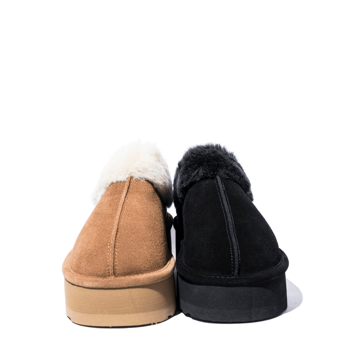 Slip - On Clark's Platform Camoscio Imbottito Nero - Clark's - Calzature Savorè