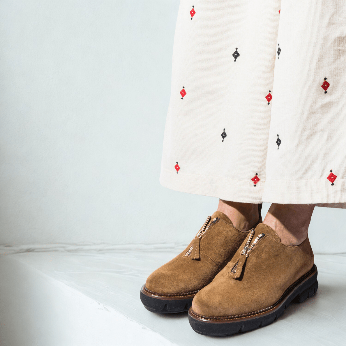 Slip - On Le Gazzelle Camoscio Beige - Le Gazzelle - Calzature Savorè