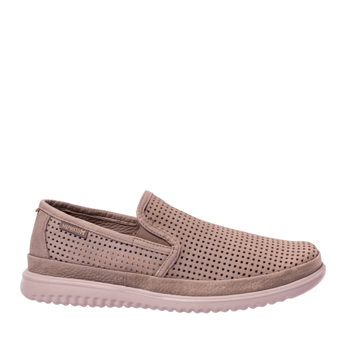 Slip-On Mephisto Tiago Nabuck Sand - Mephisto - Calzature Savorè