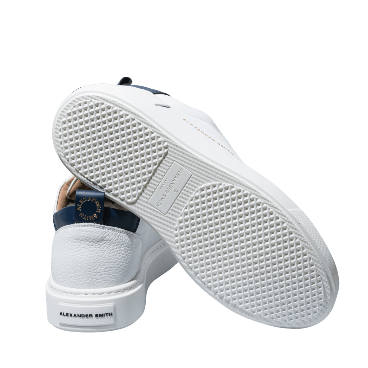 Sneaker Alexander Smith Bond White-Blue - Alexander Smith London - Calzature Savorè