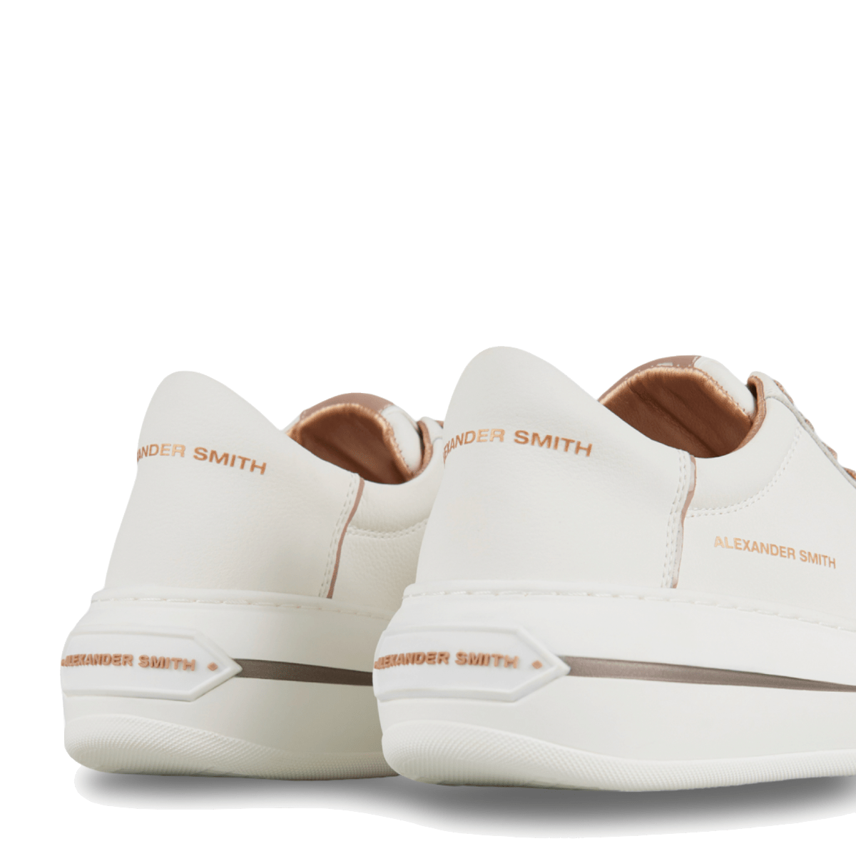 Sneaker Alexander Smith Lancaster Pelle Martellata Off White / Light Sand - Alexander Smith London - Calzature Savorè