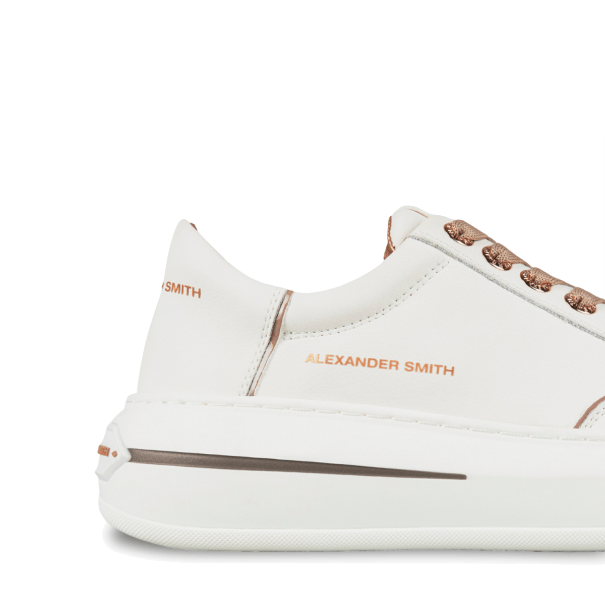 Sneaker Alexander Smith Lancaster Pelle Martellata Off White / Light Sand - Alexander Smith London - Calzature Savorè