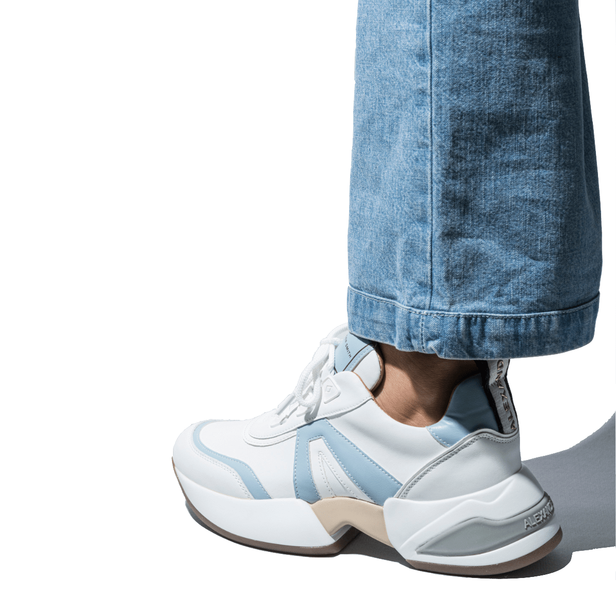 Sneaker Alexander Smith Marble White Light Avio - Alexander Smith London - Calzature Savorè