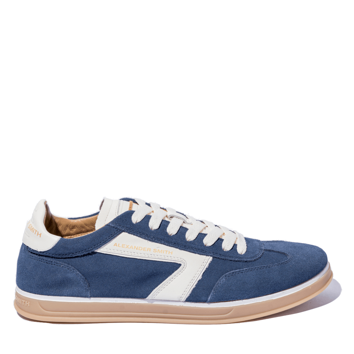 Sneaker Alexander Smith Thames Camoscio Blu - Alexander Smith London - Calzature Savorè