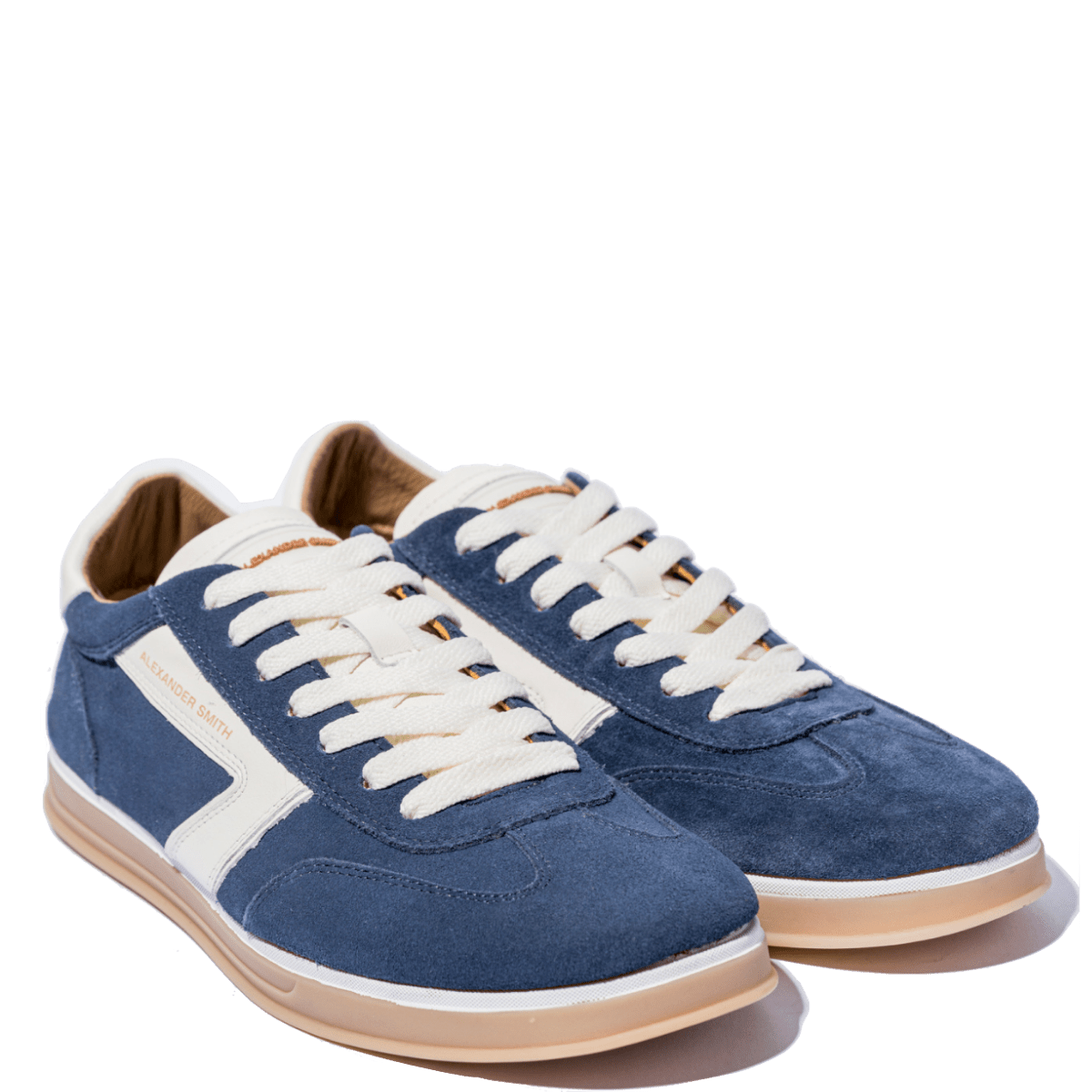 Sneaker Alexander Smith Thames Camoscio Blu - Alexander Smith London - Calzature Savorè