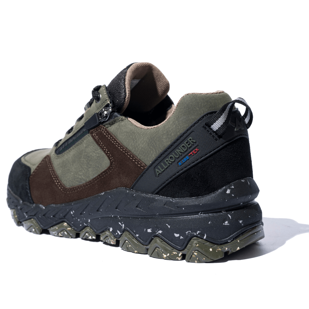 Sneaker Allrounder Comet - Tex Pelle Khaki/Black/Brown - Allrounder - Calzature Savorè